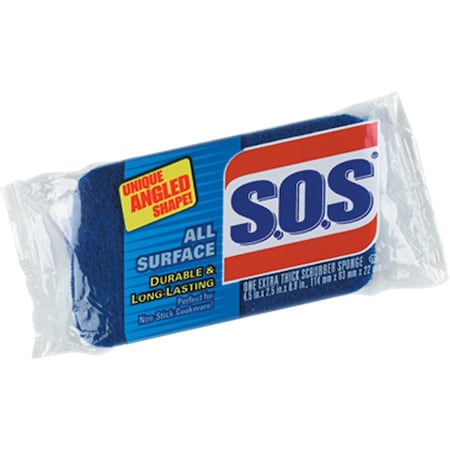Scrubber Sponges, All Surface, 2-1/2x4-1/2 BE, PK 12